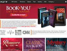 Tablet Screenshot of bookbyyou.com